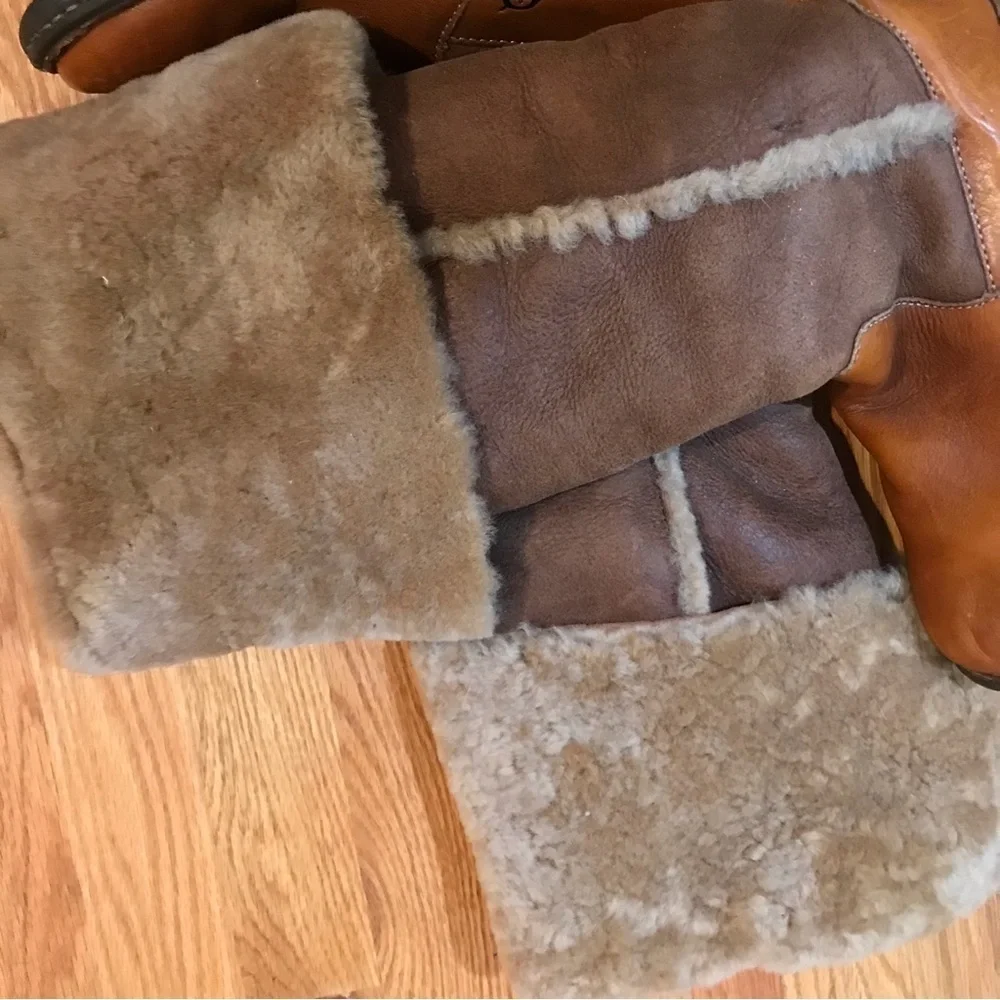 ▪️Born Leather & Shearling Boots